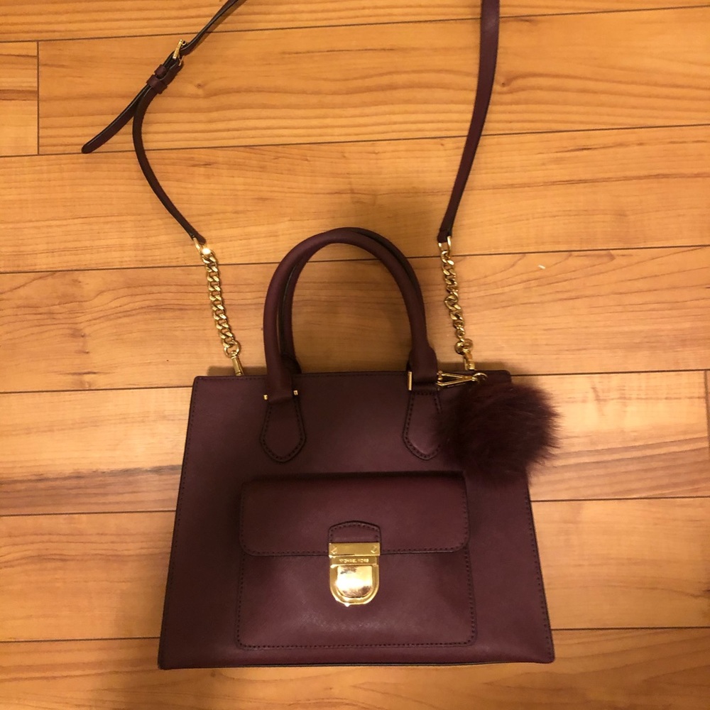 Michael kors purse and keychain